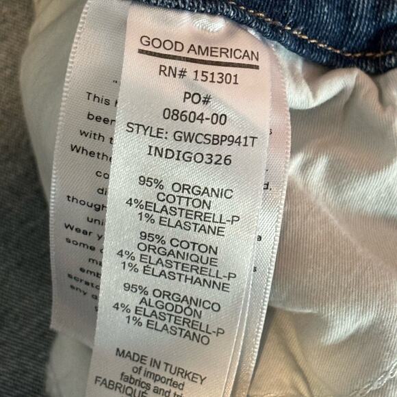 Good American Good Waist Split Pocket Jeans - size 6/28 - Picture 4 of 8